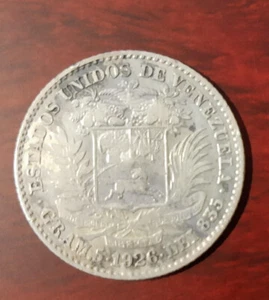 1926 1 BOLIVAR VENEZUELA - Picture 1 of 2