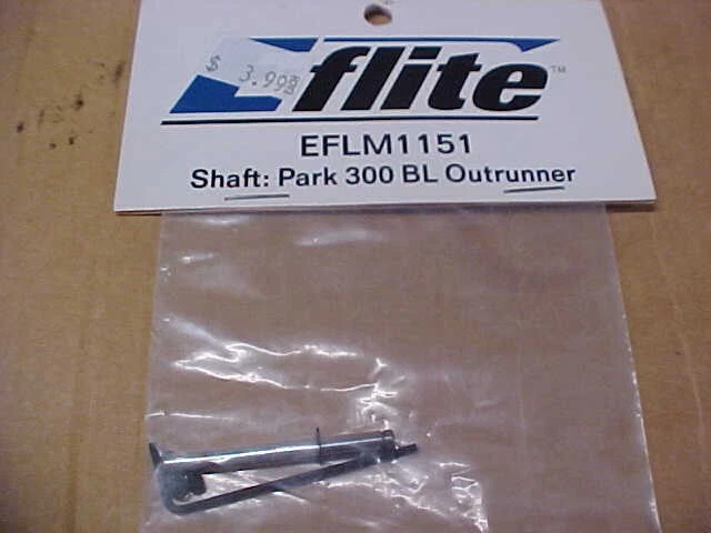 E-FLITE AIRPLANE PART - EFLM1151 = MOTOR SHAFT: PARK 300 BL OUTRUNNER(NEW) - Image 1 of 1