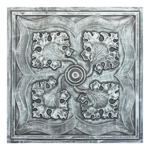 Decorative Tin Ceiling Tile Aged Wall Panels for Hotel PL64 Antique tin 10pcs - Picture 1 of 20
