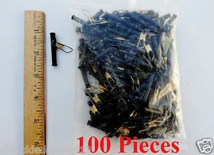 Deslizadores deslizantes grandes de 1,5" de largo negros 100 piezas - Imagen 1 de 3