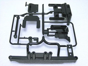 INCOMPLETE Tamiya 4WD TA02 FWD FF 53166 OP166 FRP Chassis Spare J-Parts FF01 GT2 - Picture 1 of 8