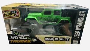 ROCK CRAWLER greenJeep wrangler 1:14 R/C Ages 6+ - Picture 1 of 6