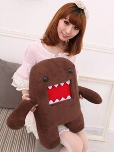 12" Brown DOMO KUN PLUSH! LARGE SOFT DOLL ANIME MONSTER FIGURE NANCO cute toys