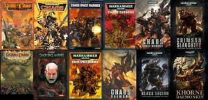 Chaos Space Marines & Daemons & Traitor Legions Codex varias ediciones 40k - Imagen 1 de 19