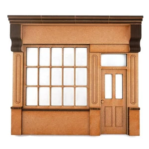 PERIOD SHOP FRONT FOR 12th SCALE DOLLS HOUSE / BOOK NOOKS ETC - LX465-12 - Picture 1 of 4