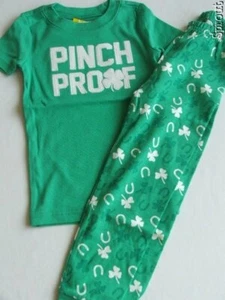Gymboree Pinch Proof Gymmies St Patrick's Day Pyjama Neu mit Etikett 3 4 - Bild 1 von 3
