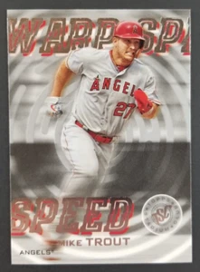Mike Trout 2019 Topps Stadium Club Warp Speed Baseballkarte #9 (NM) - Bild 1 von 2