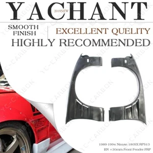 FIBER GLASS Kit For 89-94 Nissan 180SX RPS13 BN +30mm Front Fender Flare - Bild 1 von 24