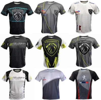 T-shirt Peugeot Sport Maglietta Camiseta Tuning Natale Compleanno Idea Regalo - Immagine 1 di 3