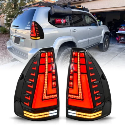 Luz trasera LED apta para Toyota Land Cruiser Lexus GX470 2003-2009 luces traseras DRL Foto 1 de 4