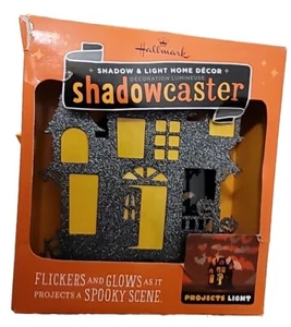 Halloween Hallmark Shadowcaster Light Up Haunted House Spooky Scene w/ Box - Picture 1 of 5