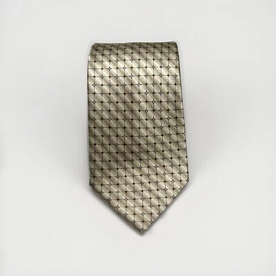 Corbata de seda para hombre Statements bronceada 59 1/2 X 3 1/2 pulgadas (L:T1) Foto 1 de 4