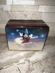 Vintage Disney Musical Memories Fantasia Swiss Movements Music Box Wood - Picture 1 of 9