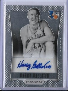 2012-13 Panini Prizm #60 Harry Gallatin Autograph Deceased HOF Auto