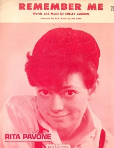 Rita Pavone Noten Remember Me 1964 4 Seiten (Sehr guter Zustand minus Form) - Bild 1 von 1
