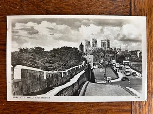York City Walls and Minster Photochrom Co Ltd Postcard - Picture 1 of 2