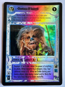 Star Wars CCG Endor Chewbacca Of Kashyyyk Foil - Picture 1 of 1