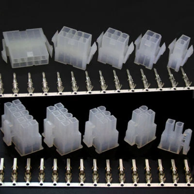 Molex 2 To 24 Pin Way 4.2mm Multi Plug Connector Sets Male + Female + Terminal - Image 1 of 4