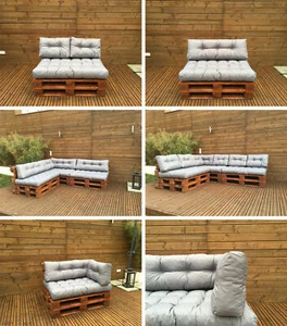 Palettenkissen Palettenauflage Kissen Palettensofa Euro Paletten Polster MH-JC01 - Bild 1 von 28