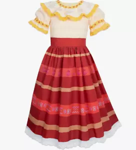 NIÑAS TALLA 5-6 DISNEY DOLORES DISFRAZ VESTIDO - ENCANTO NUEVO CON ETIQUETAS - Imagen 1 de 5