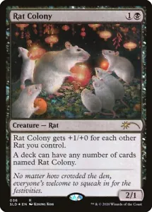 Magic the Gathering (mtg): SLD: Rat Colony - Rare - Picture 1 of 1
