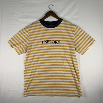 Camisa No Boundaries Talla Grande Y2K Vintage Recortada Bordada Explorar Rayas Foto 1 de 4