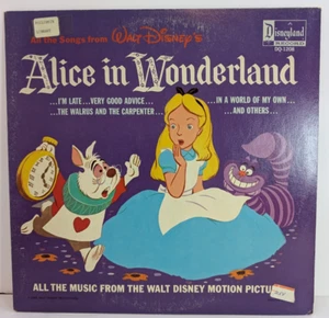 Disneyland Records Disney Alice im Wunderland Soundtrack LP DQ-1208 EX/VG+ - Bild 1 von 3