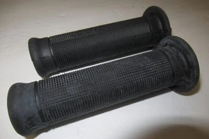 Doherty Agarre para 7/8" Manillar Agarre Juego Triumph Norton Negro Moto GB - Picture 1 of 3