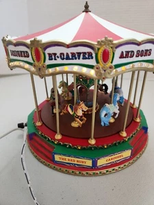 Carrusel Department 56 Rubí Rojo Carnaval Merry Go Round Música Solo LEER - Imagen 1 de 10