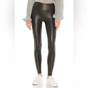 SPANX Damen-Leggings Kunstleder schwarz neu ohne Etikett Größe Small - Bild 1 von 16