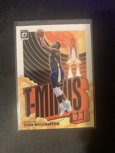 2021-22 Panini Donruss Optic T-Minus 3,2,1 Zion Williamson Insert #1 Pelicans - Imagen 1 de 8
