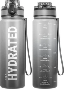 Water Bottle 32oz, Durable and Leakproof BPA Free, Gym Travel,A-Bubble Gum - Picture 1 of 11