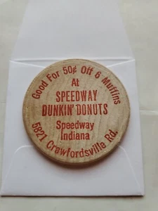 Speedway Indiana Dunkin Donnuts nichel/gettone -93 - Foto 1 di 2