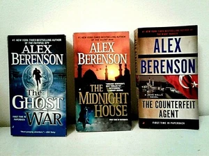 3 John Wells Romane-Alex Berenson-Large (großes Gestell) Taschenbücher-Kostenloser Versand - Bild 1 von 1