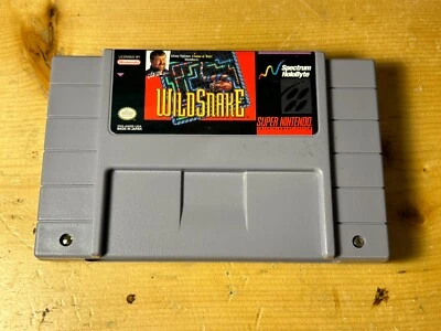 WildSnake (Super Nintendo SNES, 1994) Cartridge Tested Ships Free !! - Image 1 of 4