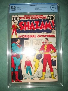 SHAZAM! #1 CBCS 8.5 Captain Marvel Revival 1973 Key C.C.Beck - Bild 1 von 2