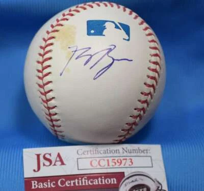 Ryan Braun Jsa autógrafo Grandes Ligas Oml béisbol firmado a mano Foto 1 de 2
