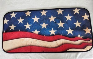 Patriotic USA Floor Mat Runner Kitchen Bright Non-Slip Polyester 59.5" X 19.5" - Picture 1 of 5