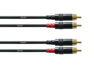 Cable RCA Cordial, 6 m, enchufe Neutrik Rean dorado - Imagen 1 de 1