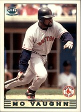 1999 Pacific Crown Collection Platinum Blue Red Sox Baseball Card #51 Mo Vaughn