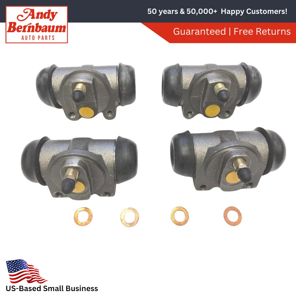 Juego de 4 cilindros de rueda de freno delantero trasero izquierdo y derecho Chrysler 1933-1938 Foto 1 de 4