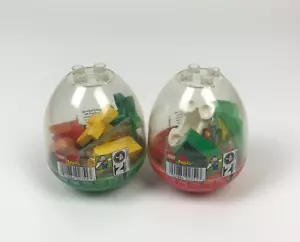 2 Vintage 2751 Lego Duplo Egg Fun Eggs - Forest Friend and Dog - Picture 1 of 4