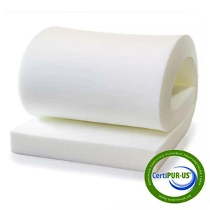 Upholstery Foam Cushion  1"x22"x80" 36ILD  (Medium Firm)  Foam Seat Cushion - Picture 1 of 9
