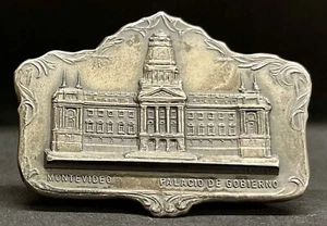 Uruguay 1910 Palacio de Gobierno de Montevideo Pte. Claudio Williman, inauguración - Imagen 1 de 9
