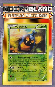 Carabing Reverse - NB03:Nobles Victoires - 8/101 - Carte Pokémon Française - Imagen 1 de 1