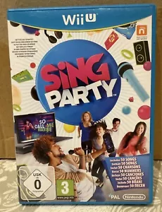 Wii U Wiiu - SING PARTY - Nintendo 2012 PAL EUR - Bild 1 von 3