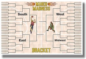 Staffa March Madness - NUOVO Poster Sportivo - Foto 1 di 1