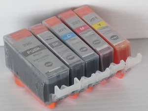 10pk Non-OEM Canon PGI-220 CLI-221 ink cartridges for iP4700, MP540 - Picture 1 of 1