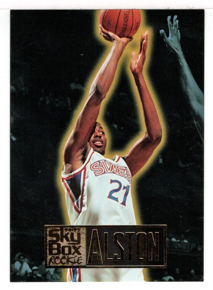 Derrick Alston RC - Philadelphia (NBA Basketball) 1994-95 SkyBox Premium # 266 - Image 1 of 1