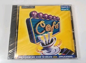 RARE Visual Cafe Windows NT 95 Symantec Java 1996 Sealed/New Vintage PC Software - Picture 1 of 7